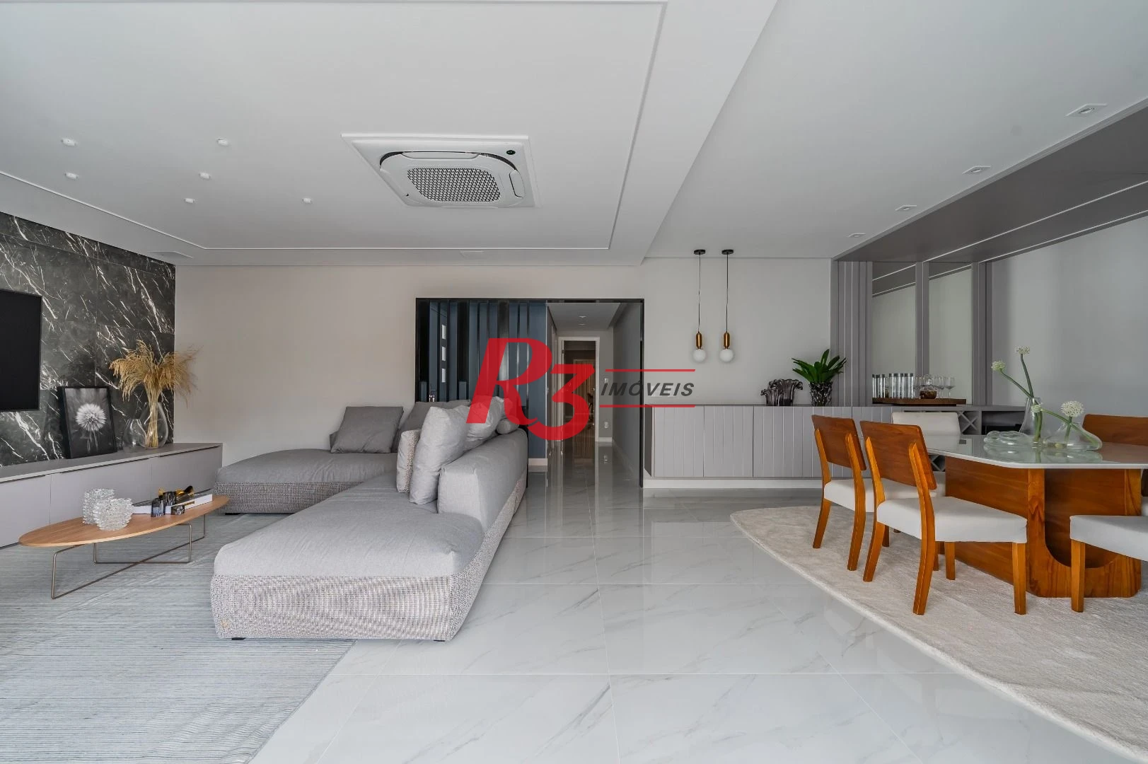 Apartamento com 3 dormitórios à venda, 234 m² por R$ 3.500.000,00 - Boqueirão - Santos/SP