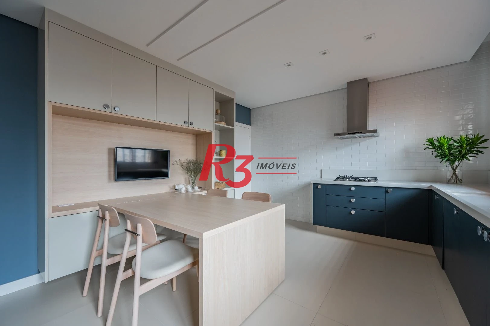 Apartamento com 3 dormitórios à venda, 234 m² por R$ 3.500.000,00 - Boqueirão - Santos/SP