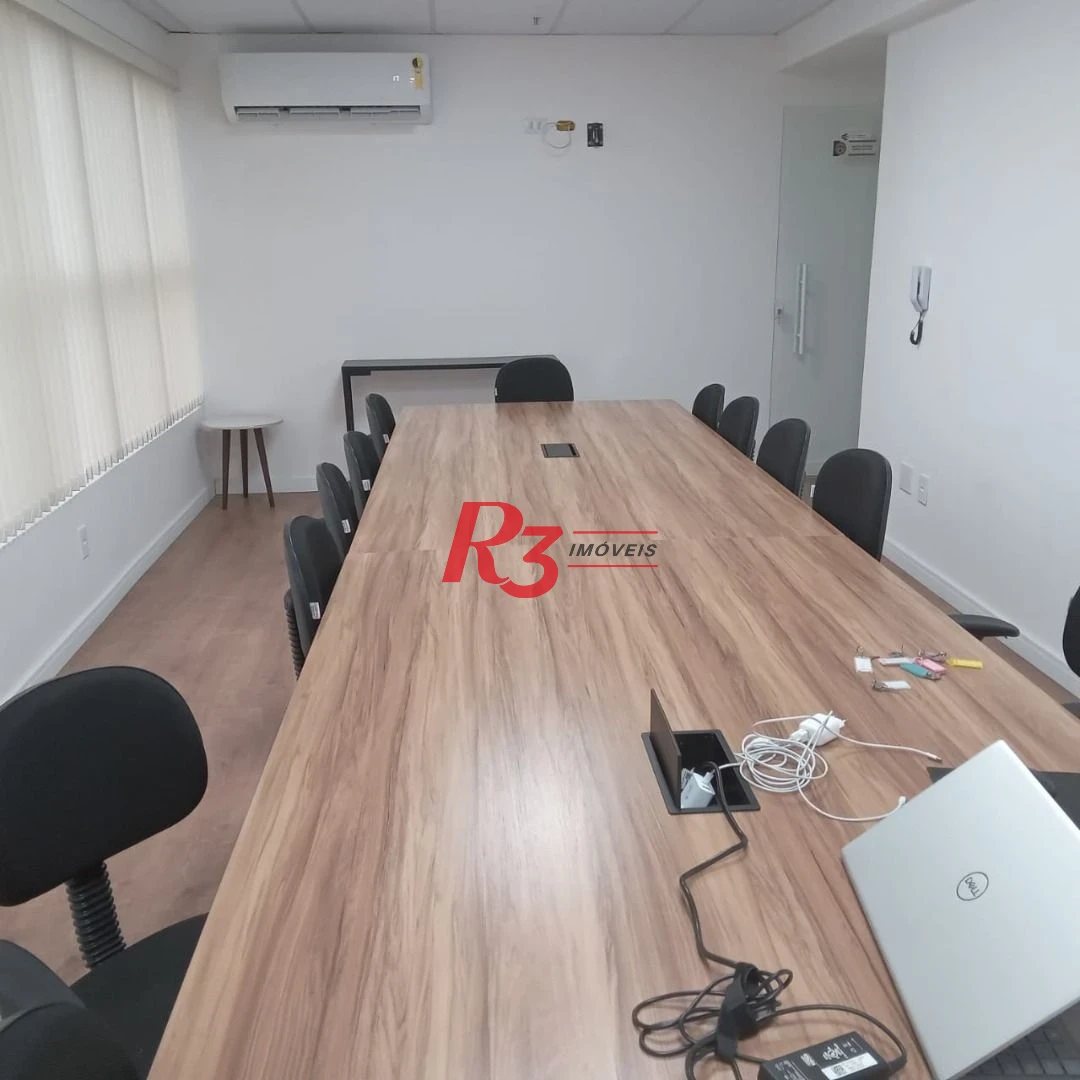 Sala para alugar, 30 m² por R$ 2.900,00/mês - Ponta da Praia - Santos/SP