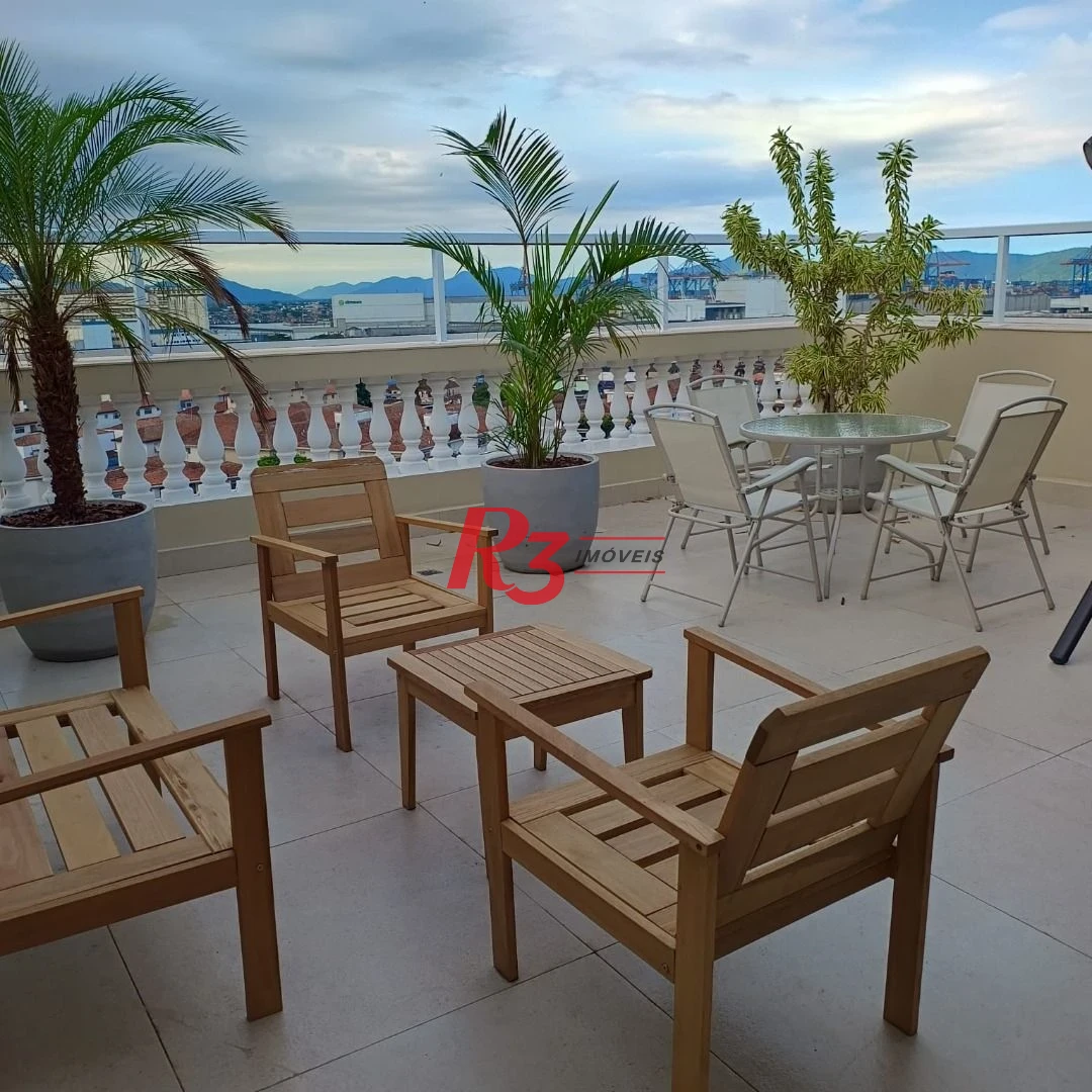 Cobertura à venda, 240 m² por R$ 1.150.000,00 - Embaré - Santos/SP