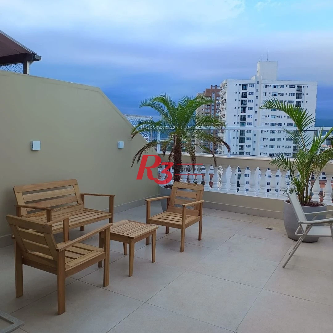 Cobertura à venda, 240 m² por R$ 1.150.000,00 - Embaré - Santos/SP