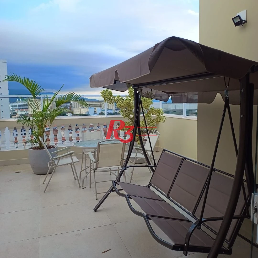 Cobertura à venda, 240 m² por R$ 1.150.000,00 - Embaré - Santos/SP