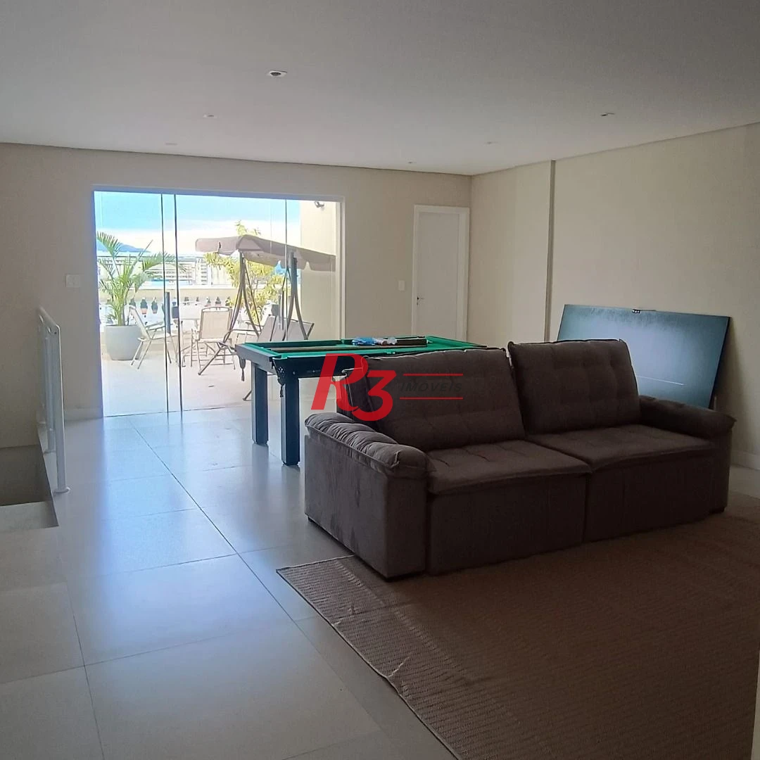 Cobertura à venda, 240 m² por R$ 1.150.000,00 - Embaré - Santos/SP