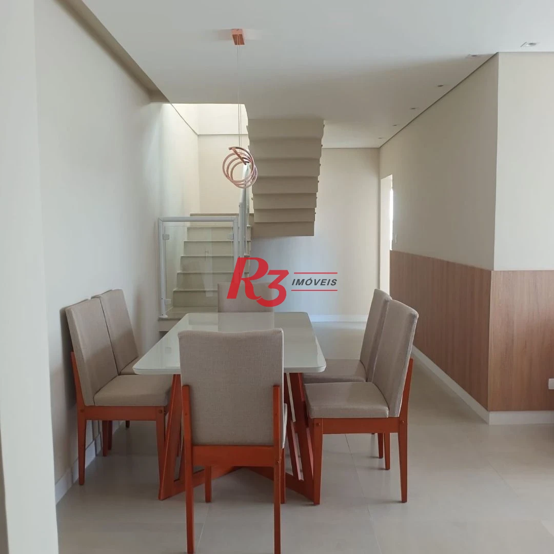 Cobertura à venda, 240 m² por R$ 1.150.000,00 - Embaré - Santos/SP