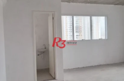 Sala para alugar, 35 m² por R$ 3.900,00/mês - Ponta da Praia - Santos/SP