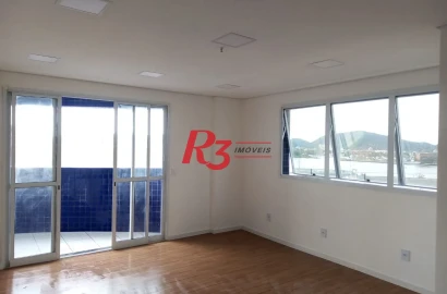 Sala para alugar, 36 m² por R$ 3.600,00/mês - Ponta da Praia - Santos/SP