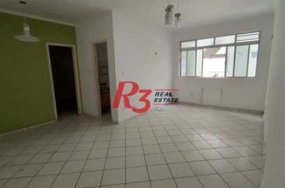 Apartamento com 1 dormitório à venda, 63 m² por R$ 480.000,00 - Gonzaga - Santos/SP
