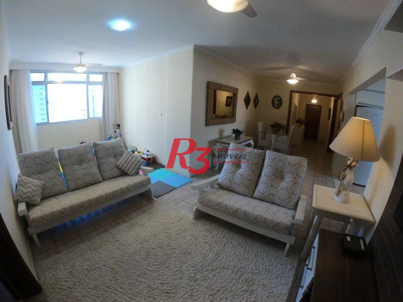 Apartamento com 2 dormitórios para alugar, 174 m² por R$ 6.200,02/mês - Boqueirão - Santos/SP