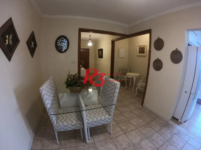 Apartamento com 2 dormitórios para alugar, 174 m² por R$ 6.200,02/mês - Boqueirão - Santos/SP