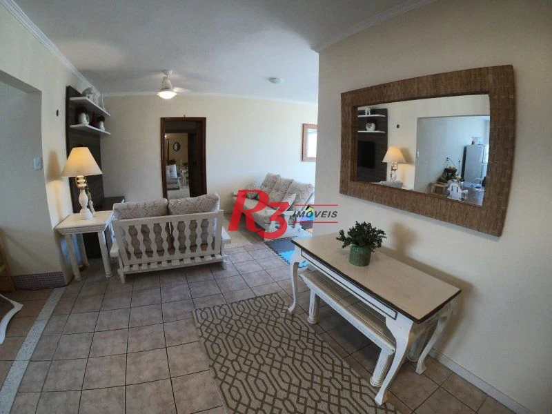 Apartamento com 2 dormitórios para alugar, 174 m² por R$ 6.200,02/mês - Boqueirão - Santos/SP