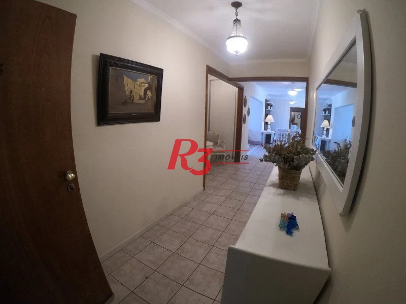 Apartamento com 2 dormitórios para alugar, 174 m² por R$ 6.200,02/mês - Boqueirão - Santos/SP