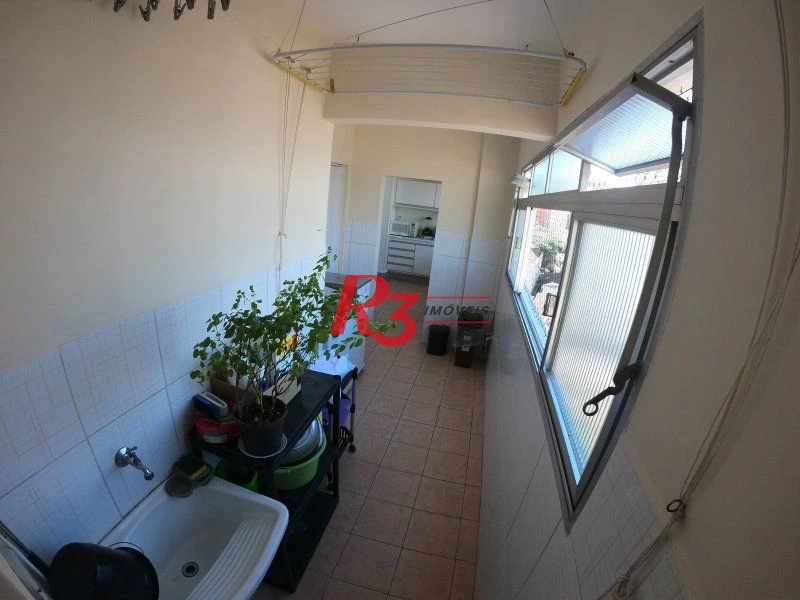 Apartamento com 2 dormitórios para alugar, 174 m² por R$ 6.200,02/mês - Boqueirão - Santos/SP