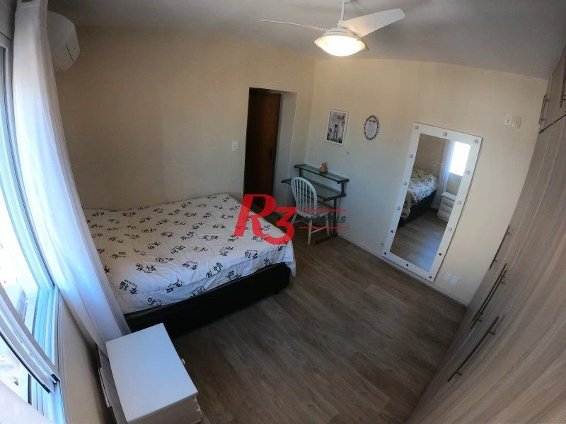 Apartamento com 2 dormitórios para alugar, 174 m² por R$ 6.200,02/mês - Boqueirão - Santos/SP