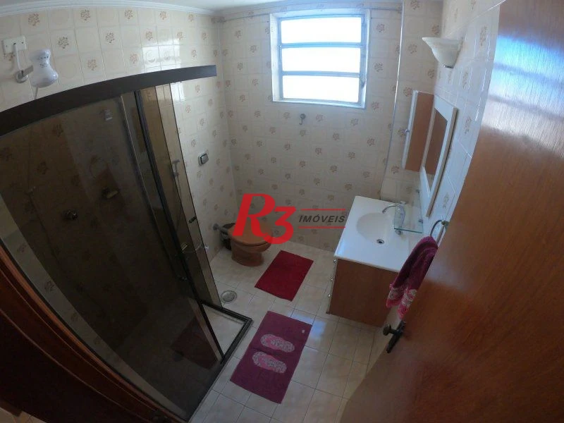 Apartamento com 2 dormitórios para alugar, 174 m² por R$ 6.200,02/mês - Boqueirão - Santos/SP