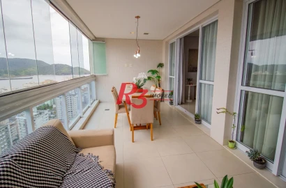 Apartamento à venda, 106 m² por R$ 1.650.000,00 - Aparecida - Santos/SP