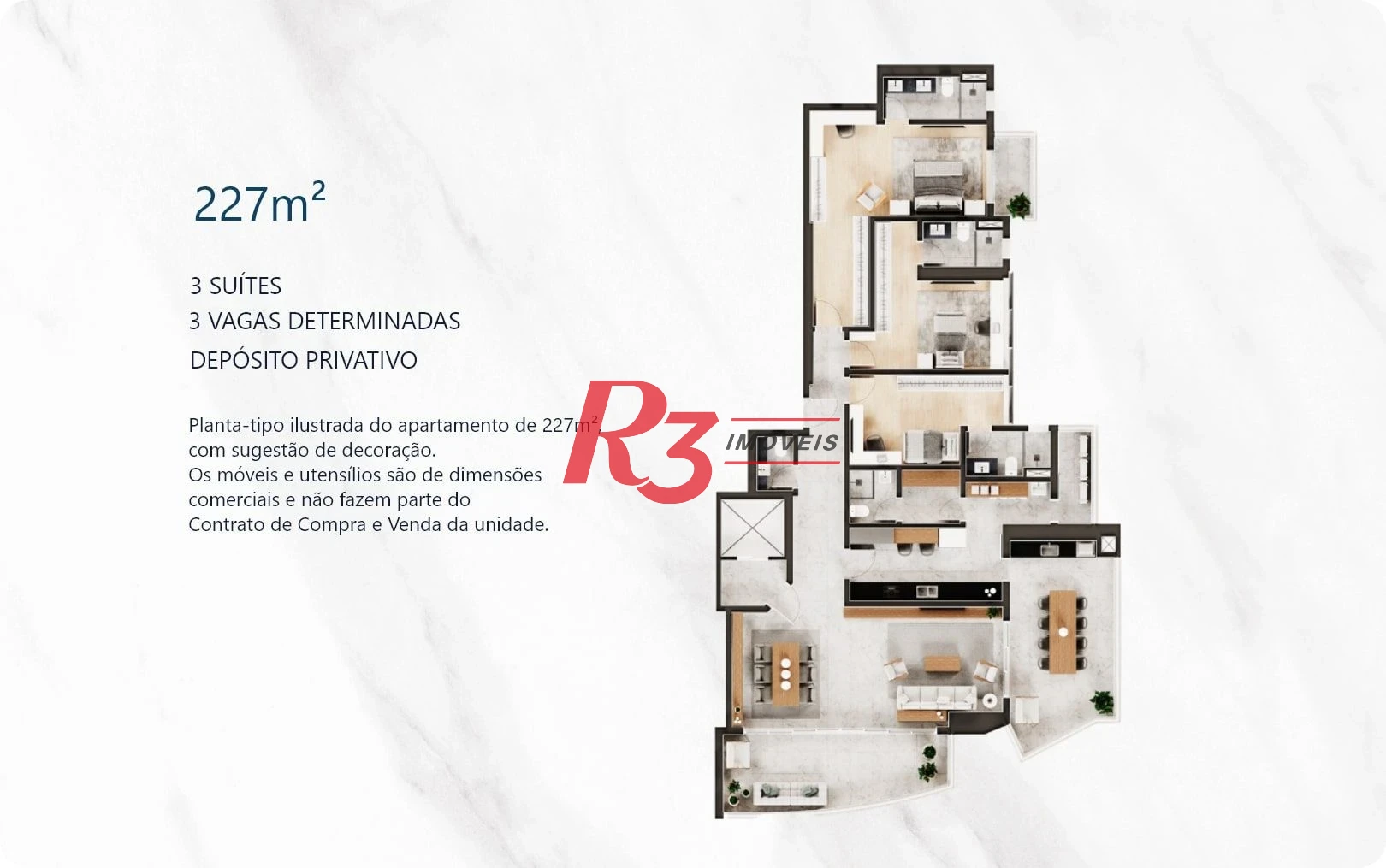 Apartamento à venda, 227 m² por R$ 5.190.000,00 - Ponta da Praia - Santos/SP