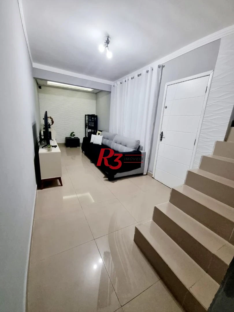 Sobrado à venda, 90 m² por R$ 360.000,00 - Caneleira - Santos/SP