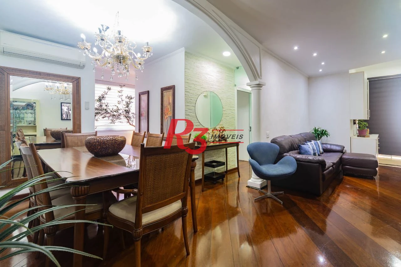 Cobertura com 3 dormitórios à venda, 194 m² por R$ 1.500.000,00 - Aparecida - Santos/SP
