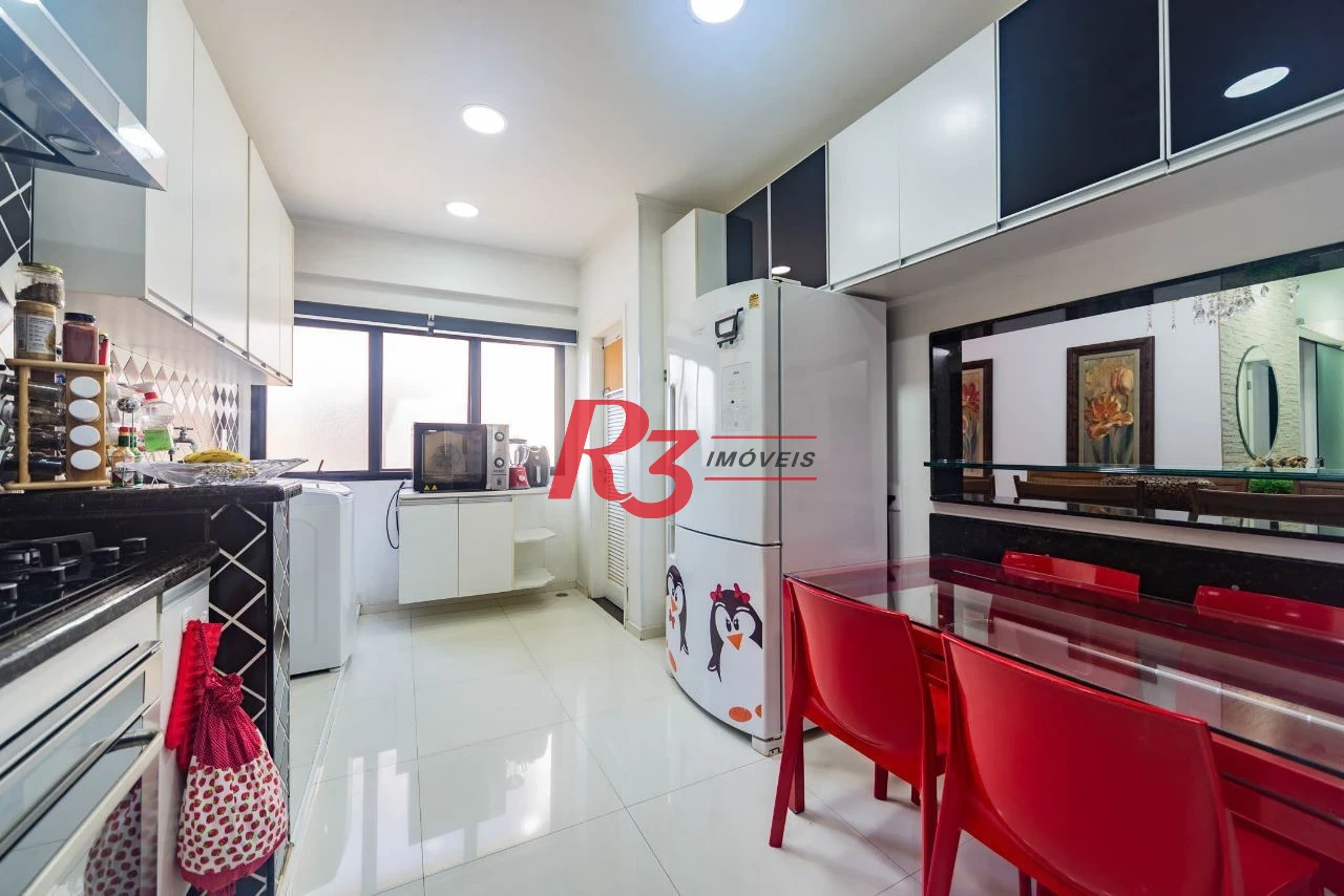 Cobertura com 3 dormitórios à venda, 194 m² por R$ 1.500.000,00 - Aparecida - Santos/SP