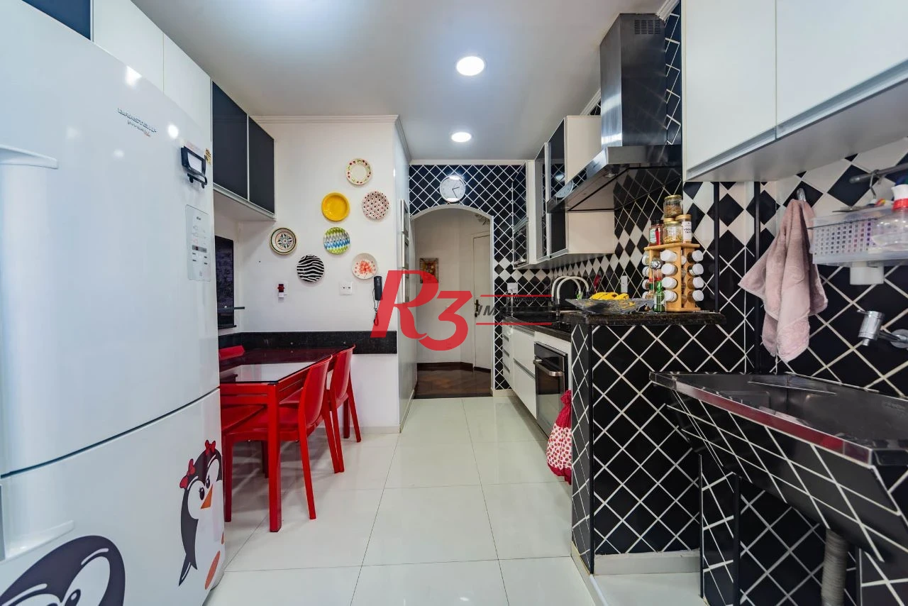 Cobertura com 3 dormitórios à venda, 194 m² por R$ 1.500.000,00 - Aparecida - Santos/SP