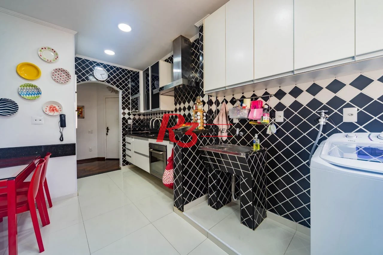 Cobertura com 3 dormitórios à venda, 194 m² por R$ 1.500.000,00 - Aparecida - Santos/SP