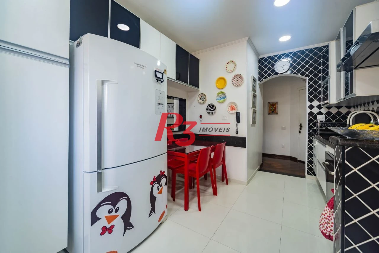 Cobertura com 3 dormitórios à venda, 194 m² por R$ 1.500.000,00 - Aparecida - Santos/SP