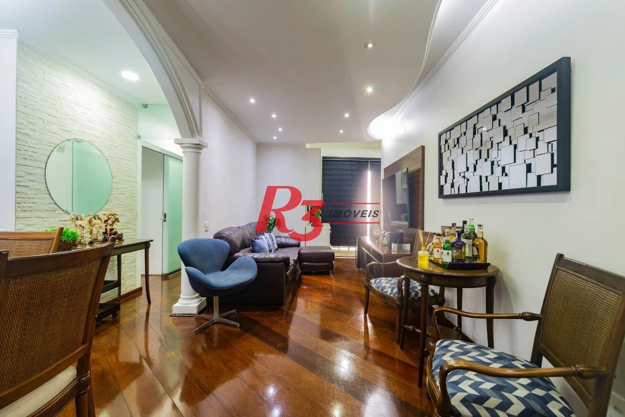 Cobertura com 3 dormitórios à venda, 194 m² por R$ 1.500.000,00 - Aparecida - Santos/SP