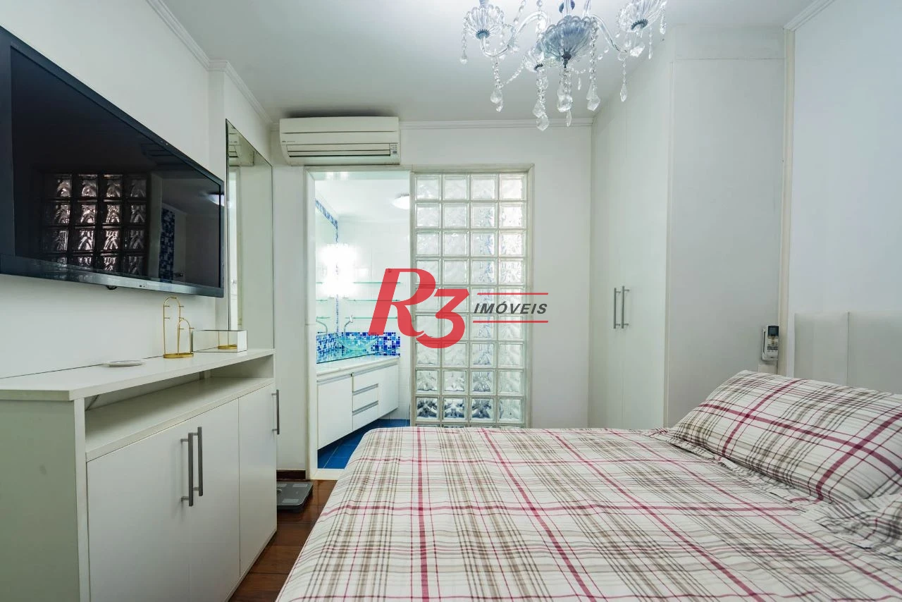 Cobertura com 3 dormitórios à venda, 194 m² por R$ 1.500.000,00 - Aparecida - Santos/SP