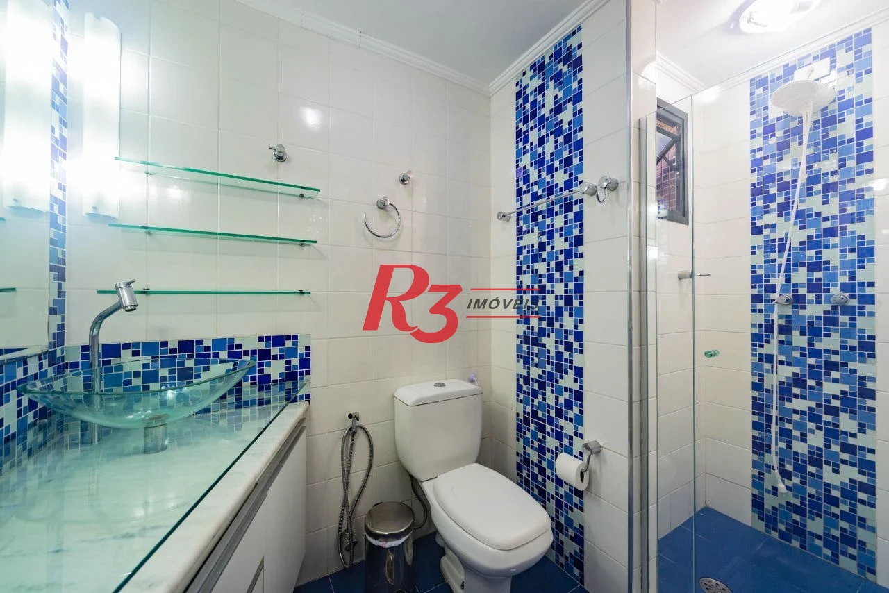 Cobertura com 3 dormitórios à venda, 194 m² por R$ 1.500.000,00 - Aparecida - Santos/SP