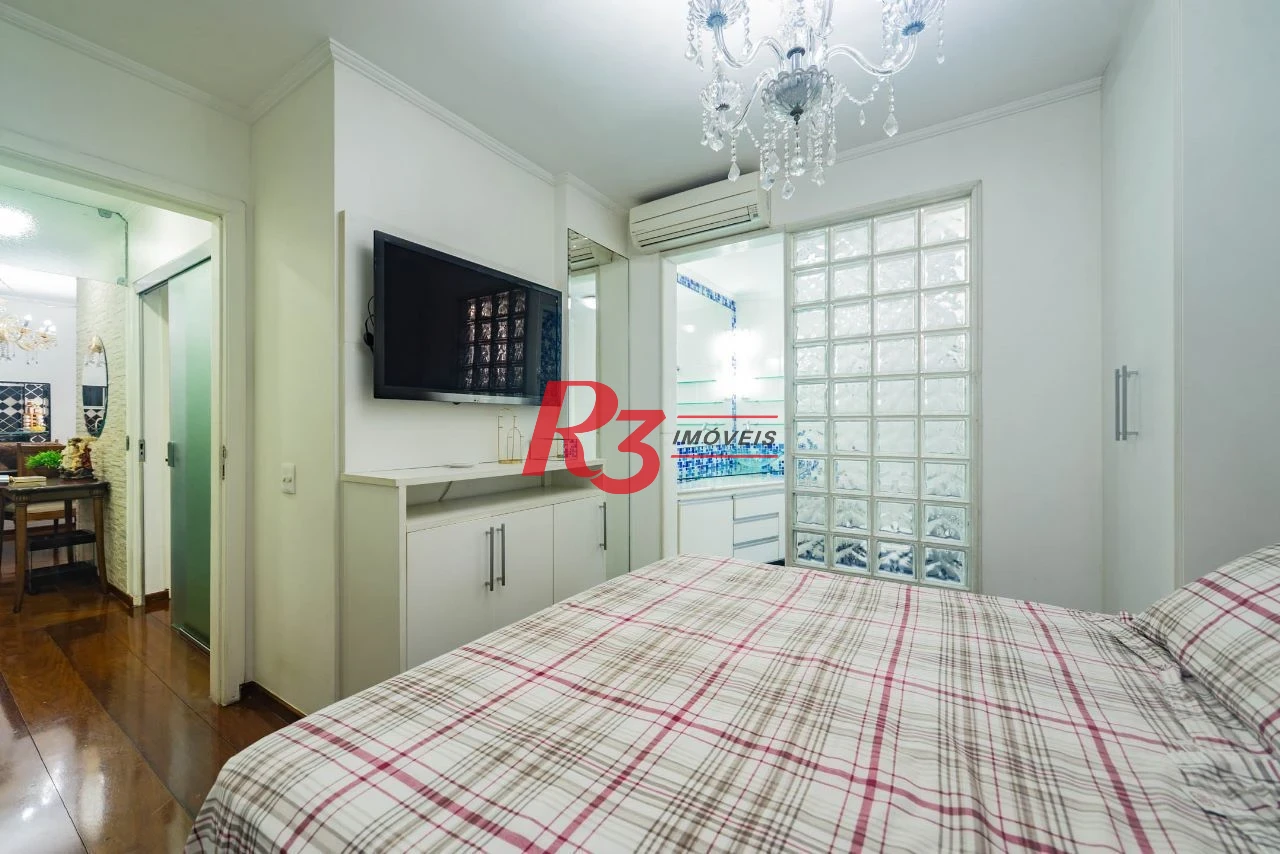 Cobertura com 3 dormitórios à venda, 194 m² por R$ 1.500.000,00 - Aparecida - Santos/SP
