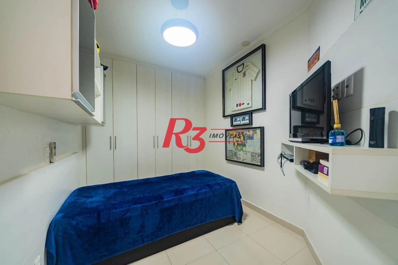 Cobertura com 3 dormitórios à venda, 194 m² por R$ 1.500.000,00 - Aparecida - Santos/SP