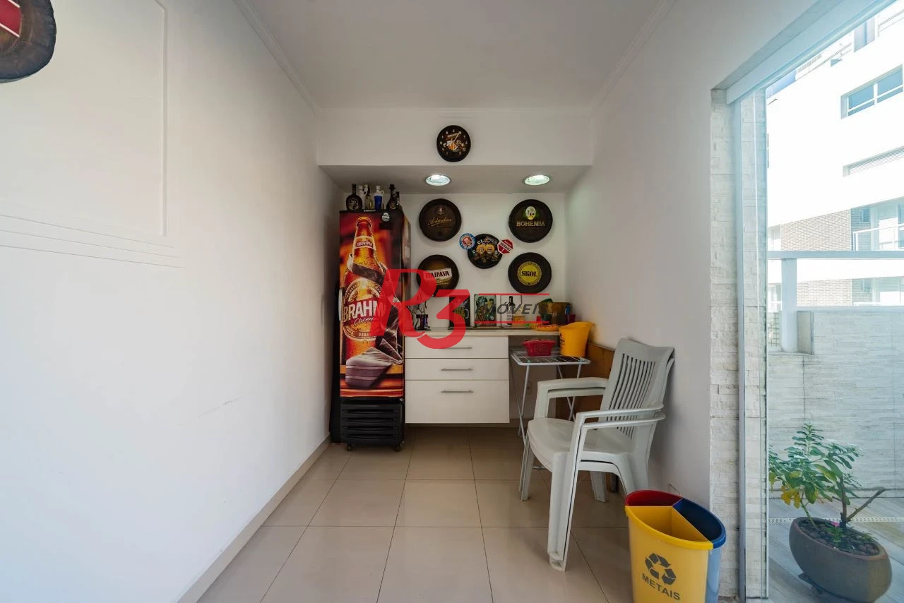Cobertura com 3 dormitórios à venda, 194 m² por R$ 1.500.000,00 - Aparecida - Santos/SP