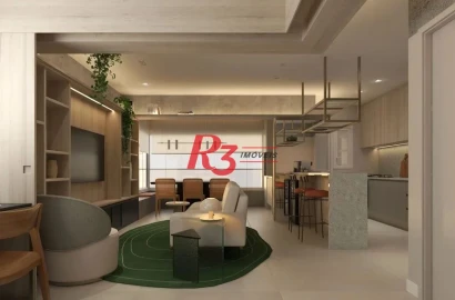 Apartamento à venda, 81 m² por R$ 772.129,59 - Centro - São Vicente/SP