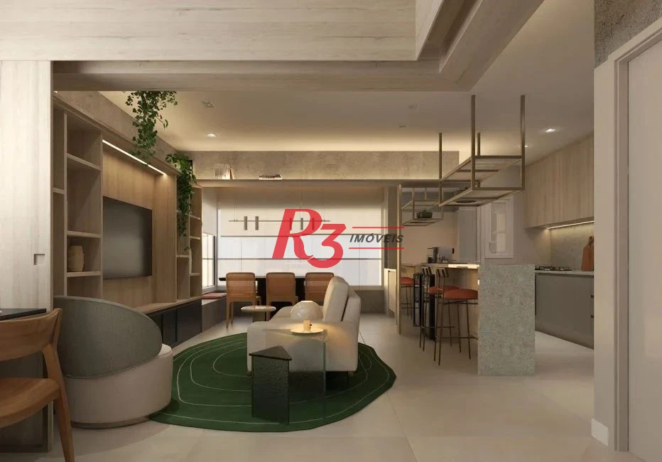 Apartamento à venda, 81 m² por R$ 772.129,59 - Centro - São Vicente/SP