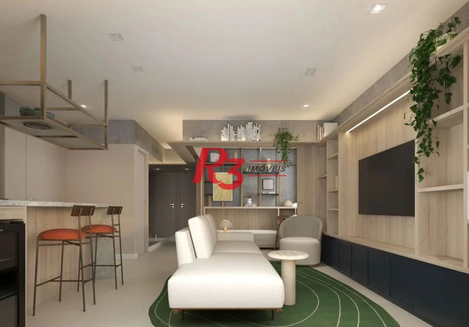 Apartamento à venda, 81 m² por R$ 772.129,59 - Centro - São Vicente/SP
