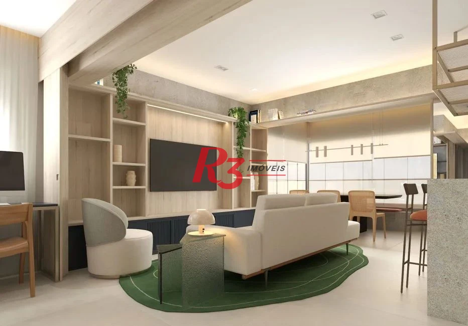 Apartamento à venda, 81 m² por R$ 772.129,59 - Centro - São Vicente/SP