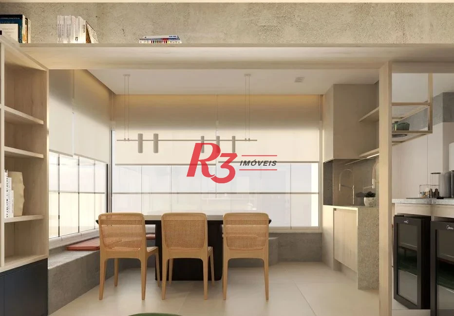 Apartamento à venda, 81 m² por R$ 772.129,59 - Centro - São Vicente/SP