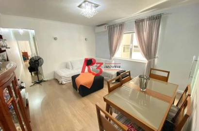 Apartamento com 2 dormitórios à venda, 114 m² por R$ 430.000,00 - Itararé - São Vicente/SP