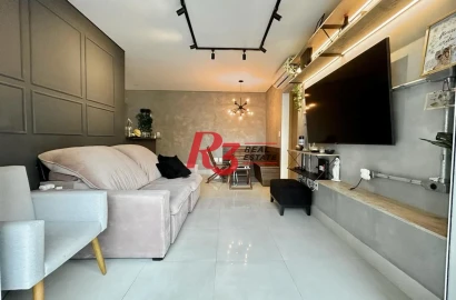 Apartamento à venda, 86 m² por R$ 1.101.000,00 - Aparecida - Santos/SP