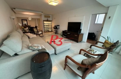 Apartamento à venda, 216 m² por R$ 1.490.000,00 - Gonzaga - Santos/SP