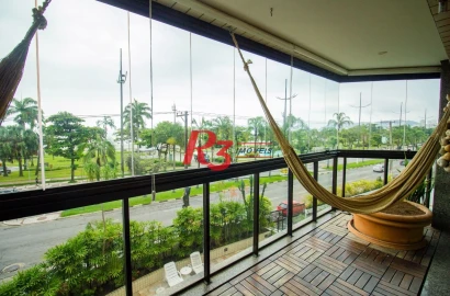 Apartamento à venda, 282 m² por R$ 3.600.000,00 - Aparecida - Santos/SP