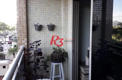 Apartamento com 4 dormitórios à venda, 220 m² por R$ 1.740.000,00 - Pompéia - Santos/SP
