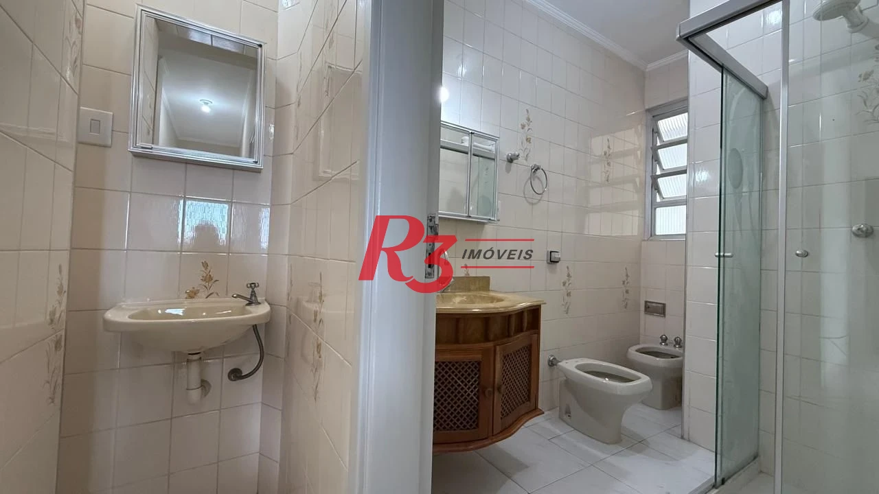 Apartamento à venda, 136 m² por R$ 1.200.000,00 - Gonzaga - Santos/SP