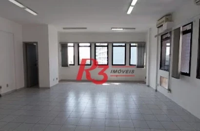 Sala à venda, 42 m² por R$ 350.000,00 - Campo Grande - Santos/SP