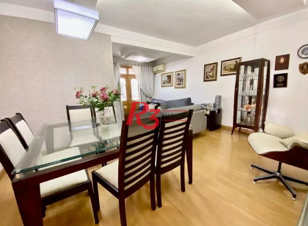 Apartamento com 3 dormitórios à venda, 118 m² por R$ 880.000,00 - Ponta da Praia - Santos/SP