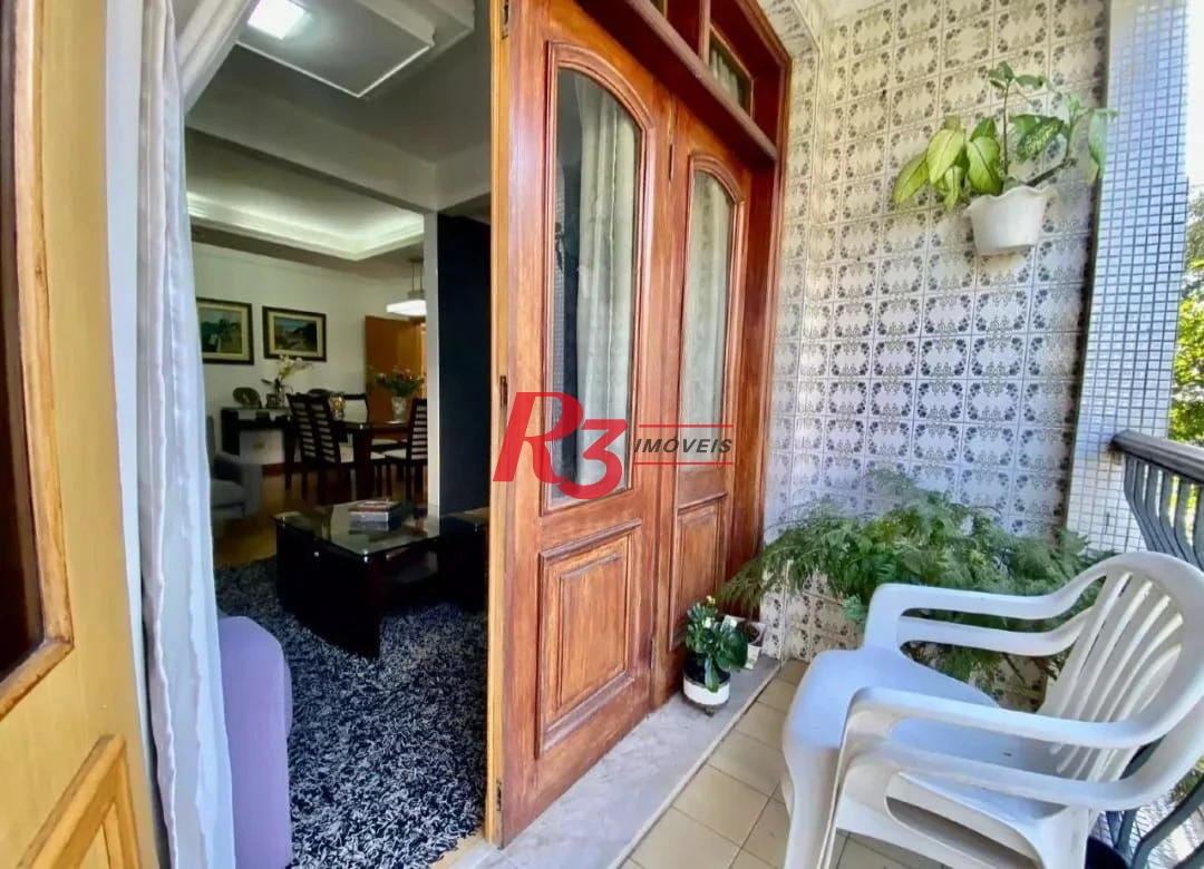 Apartamento com 3 dormitórios à venda, 118 m² por R$ 880.000,00 - Ponta da Praia - Santos/SP