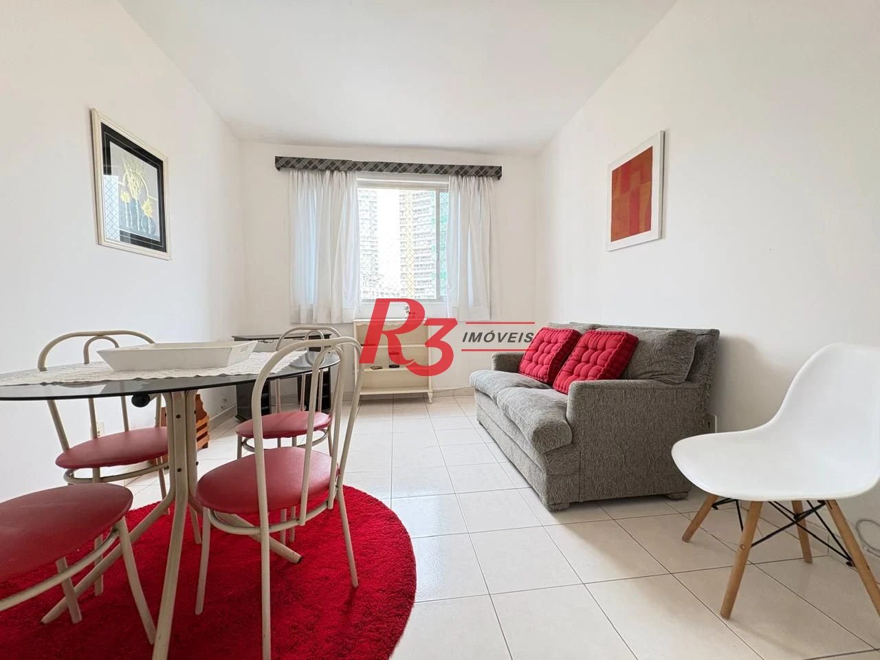 Apartamento para alugar, 60 m² por R$ 3.200,00/mês - Gonzaga - Santos/SP