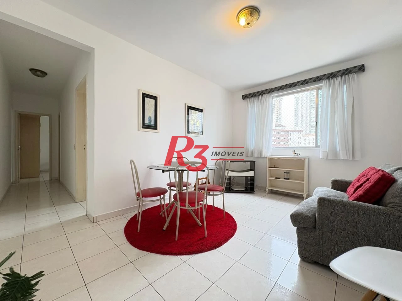 Apartamento para alugar, 60 m² por R$ 3.200,00/mês - Gonzaga - Santos/SP