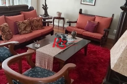 Apartamento à venda, 301 m² por R$ 1.800.000,00 - Boqueirão - Santos/SP