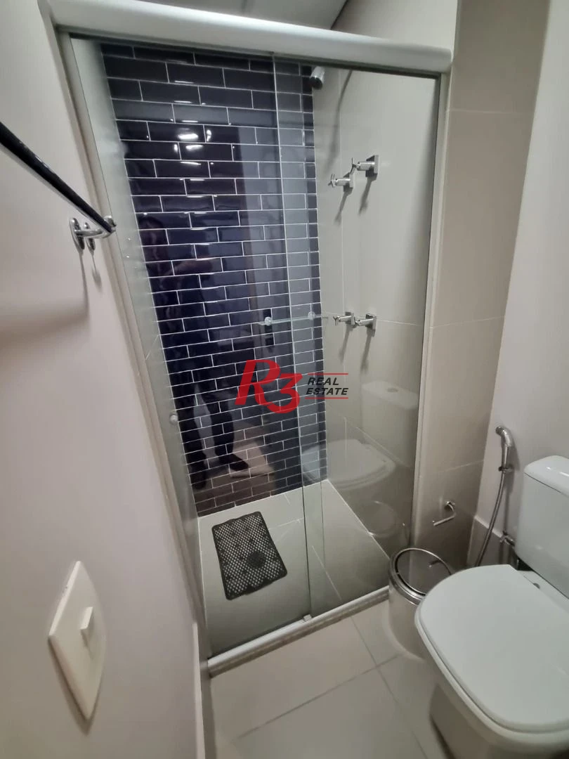 Apartamento para alugar, 45 m² por R$ 5.900,02/mês - Pompéia - Santos/SP